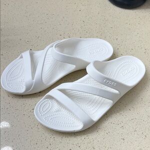 CROCS Classic White Slide Sandals